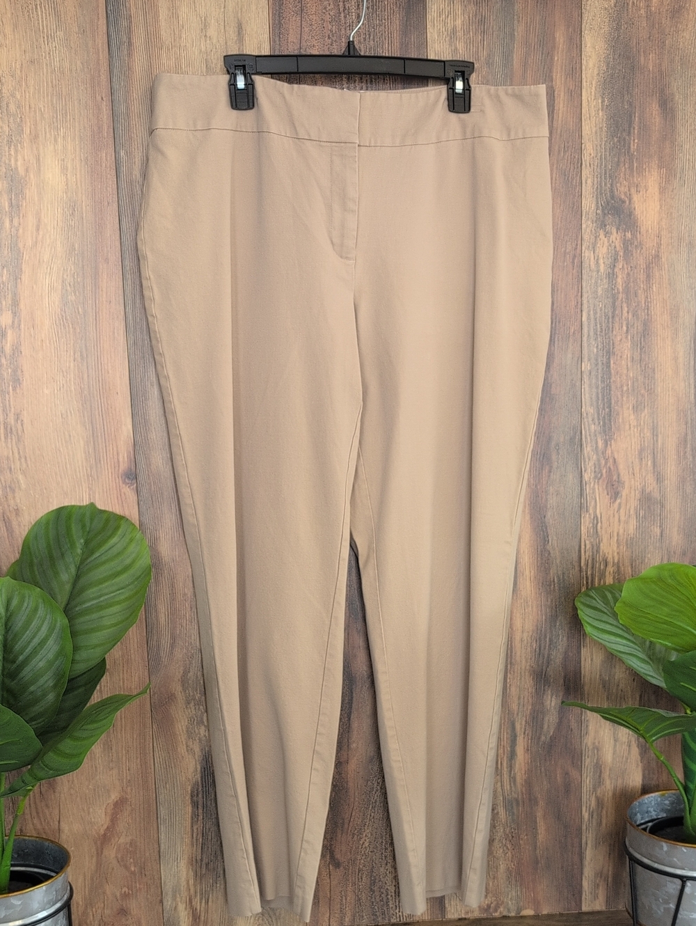 Laura Ashley Khaki Slacks Dress Pants 18